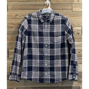 BUFFALO DAVID BITTON Plaid Long Sleeve Button-Down Casual Shirt Men's Size XL